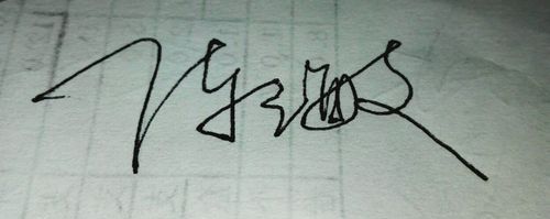 名字连笔签名怎么写好看,个性签名图5